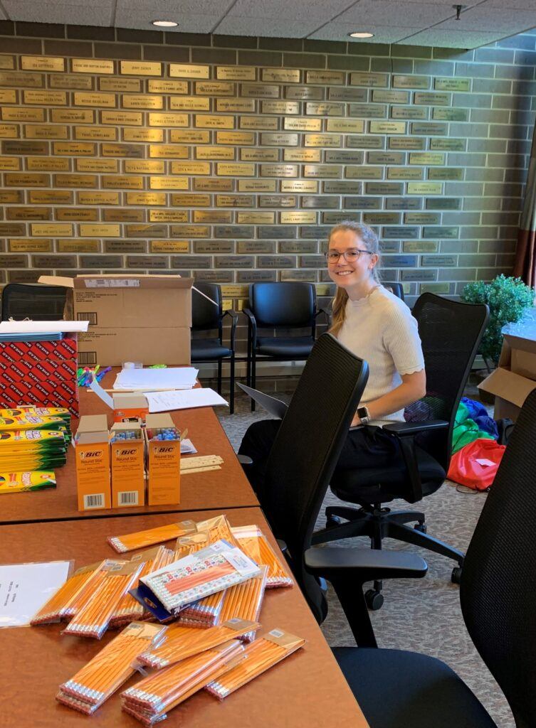 Ally Thiel spearheading school supply collection drive