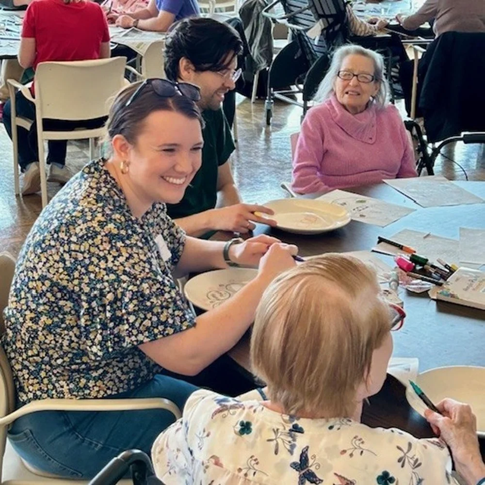 volunteers and residents mitzvah day