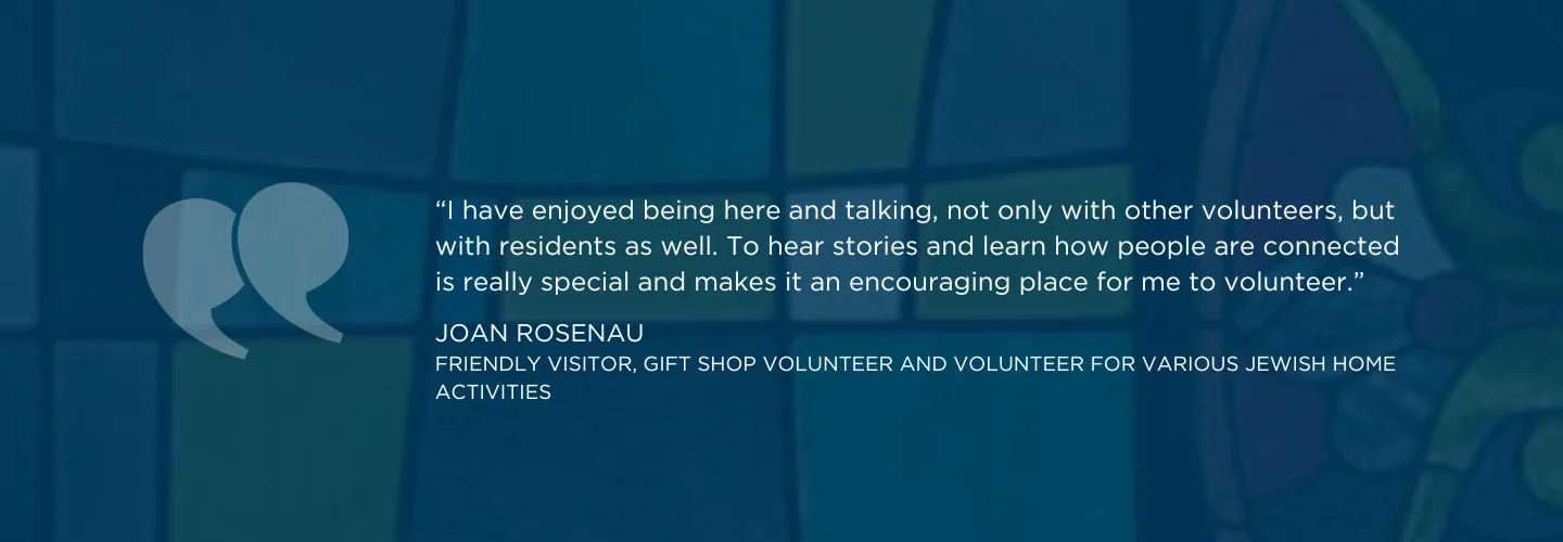 volunteer testimonial - Joan R