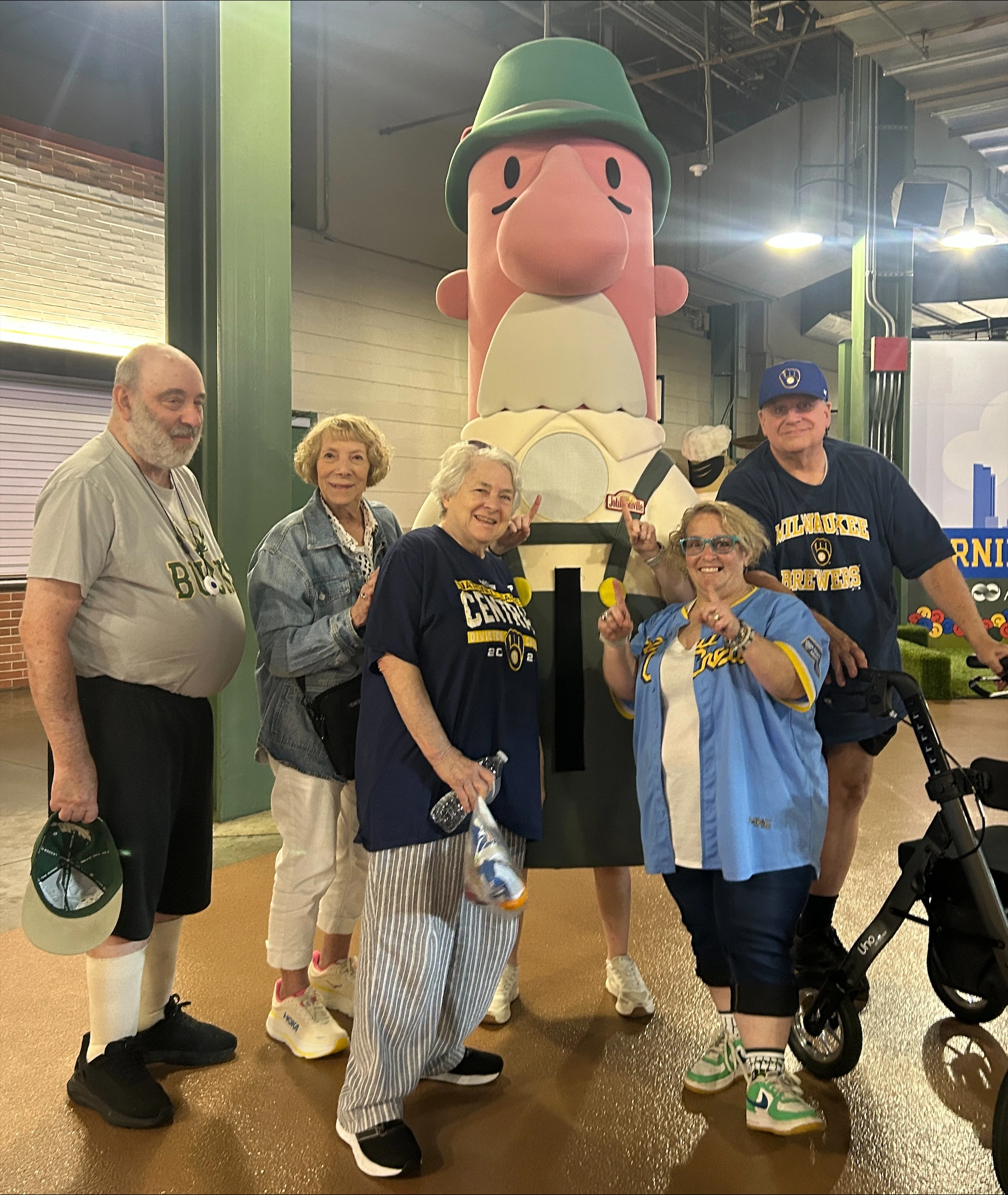 Brewers Game 8.2026 cheering on the Milwaukee Brewers