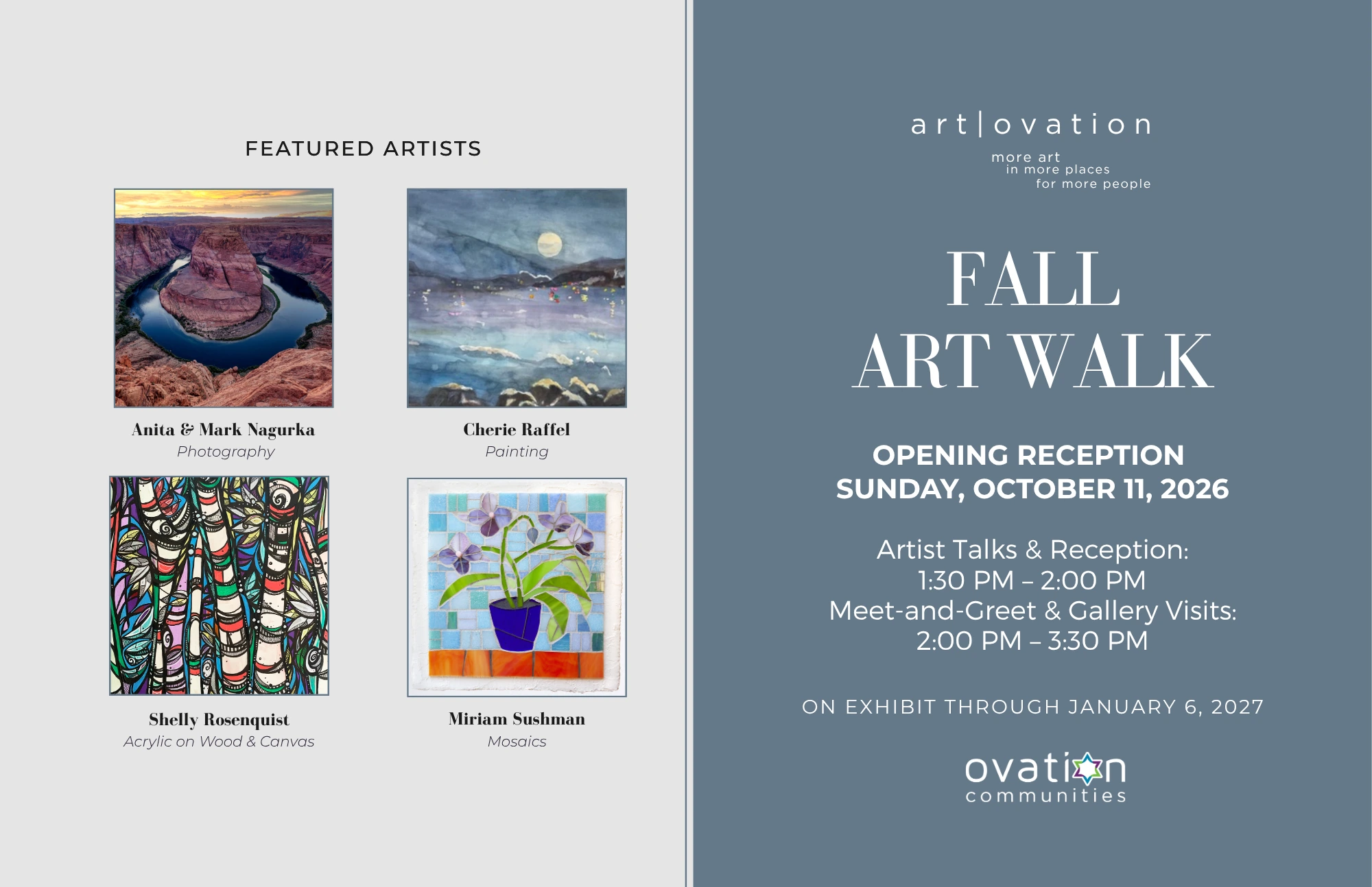 Fall Art Walk 2026